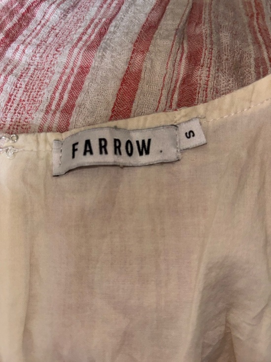 Farrow gauzy striped jumpsuit size S - Picture 2 of 3